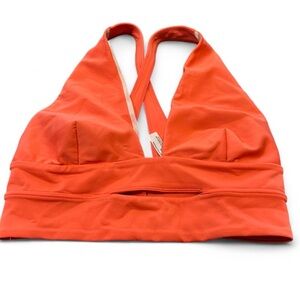 FP Movement by Free People Orange Racerback Sports Bra